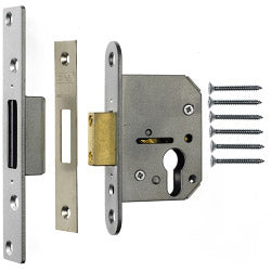 Era Euro Pro-fit Deadlock Case 64mm Finish: Satin