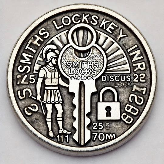 Smiths Locks Key Blank for 1111 Discus Padlock (25) 70mm - Pack of 25