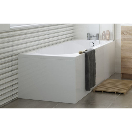 1810x810mm One-Piece Bath Panel - White Gloss