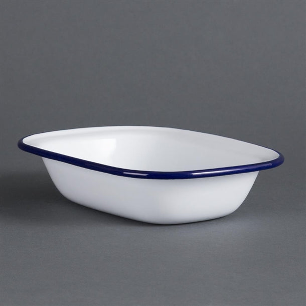 Falcon Pie Dish Oblong - Traditional White