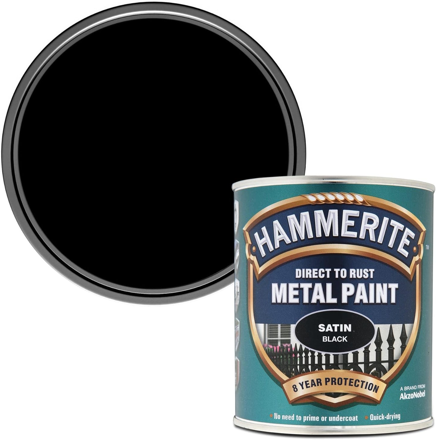 Hammerite Metal Paint Satin 2.5L