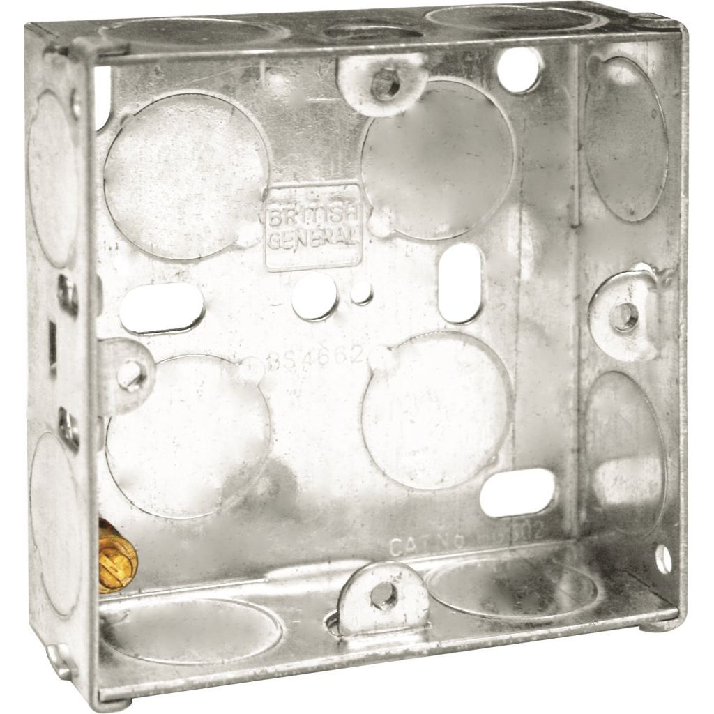 BG Metal Back Box 25mm