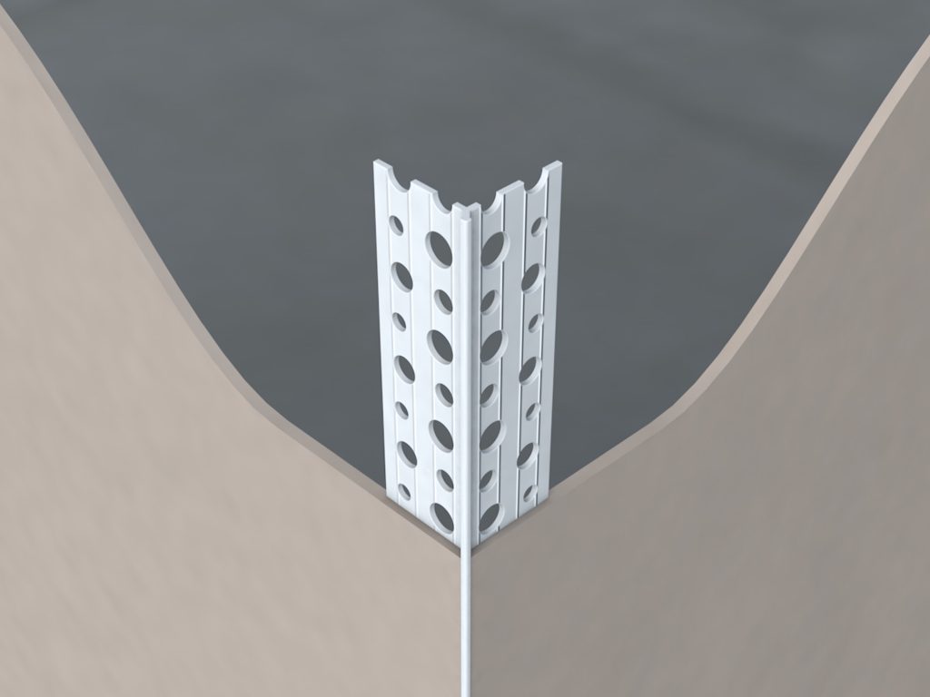 Bpc PVC-U Angle Bead 10mm x 3m White