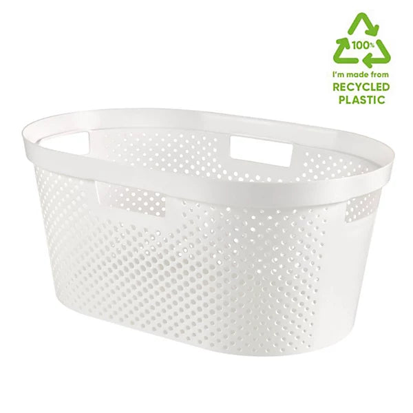 Cesta para la colada reciclada Infinity Dots de Curver