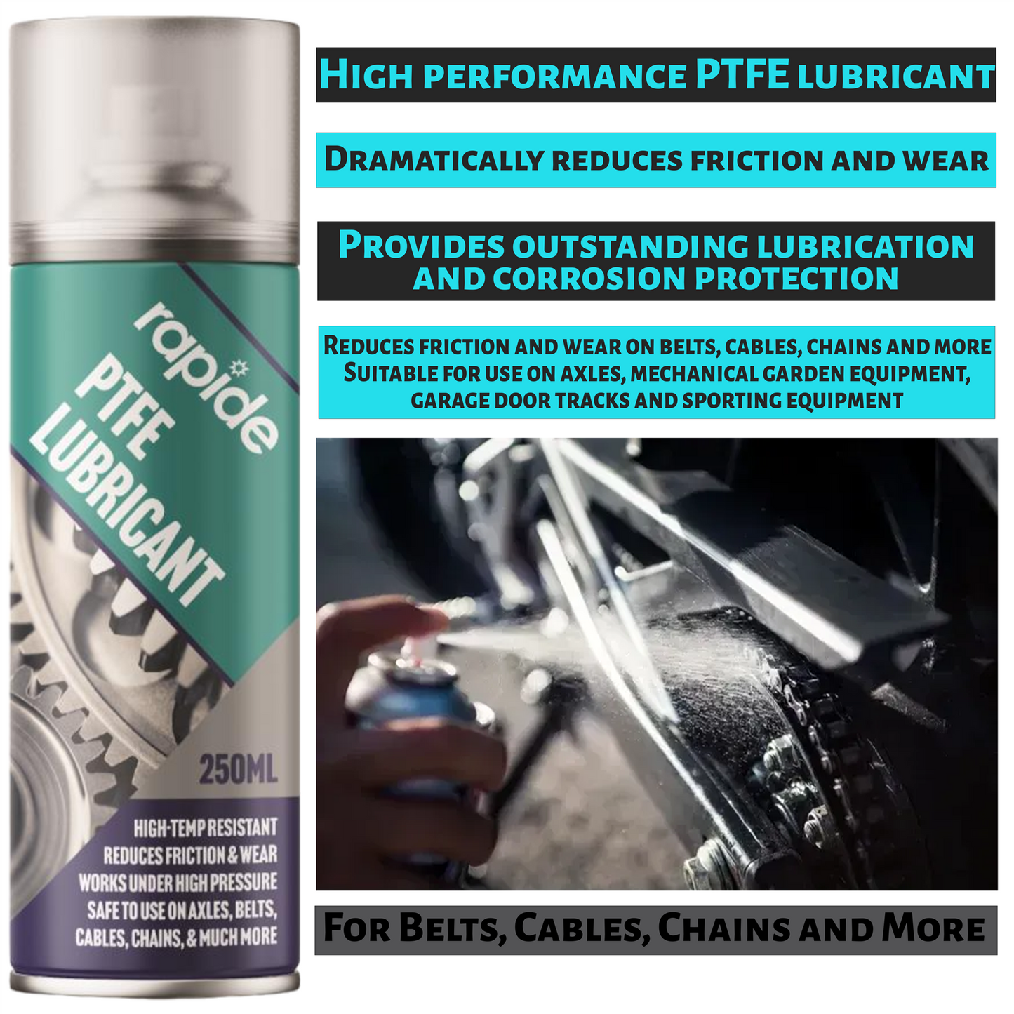 Rapide PTFE Lubricant 250ml