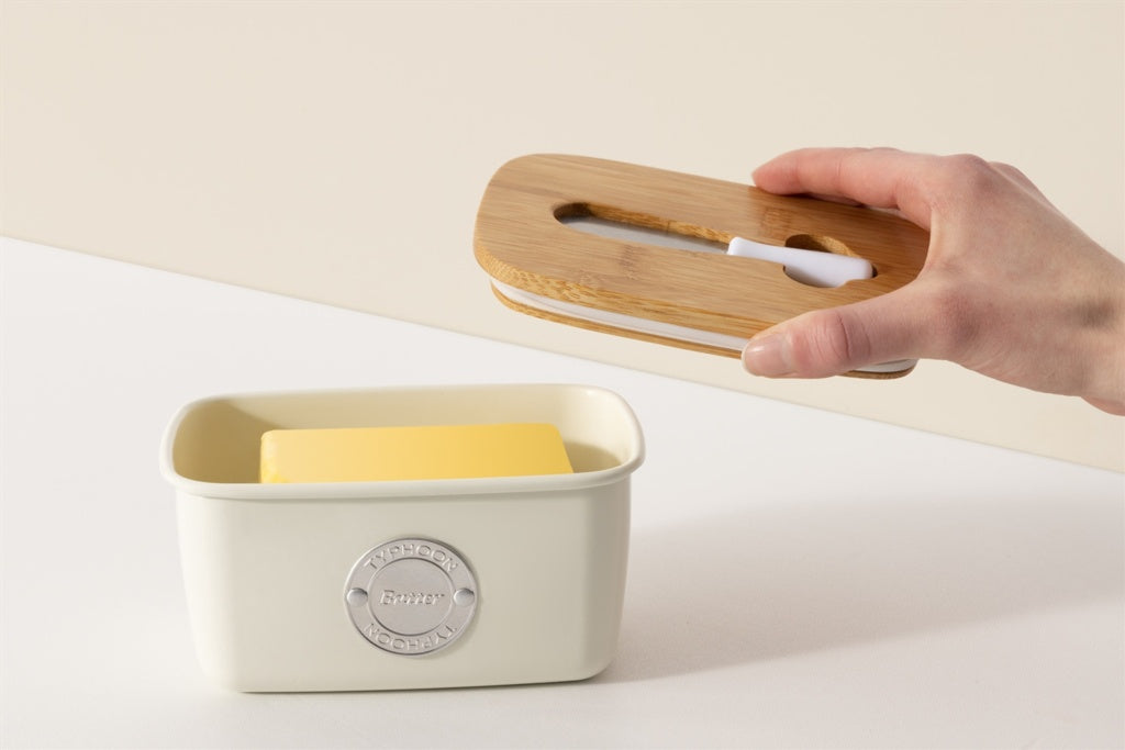 Ensemble de rangement et spatule pour beurre Typhoon