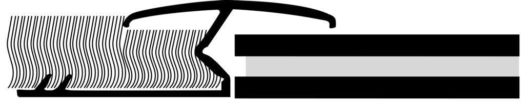 SupaDec Gold Effect Z Section Edging (43x900mm)