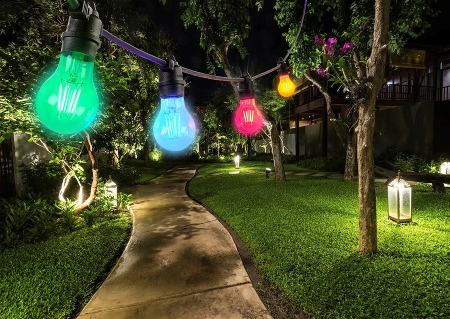 Sylvania Toledo Chroma GLS Lamp A60 - Red, E27 ES