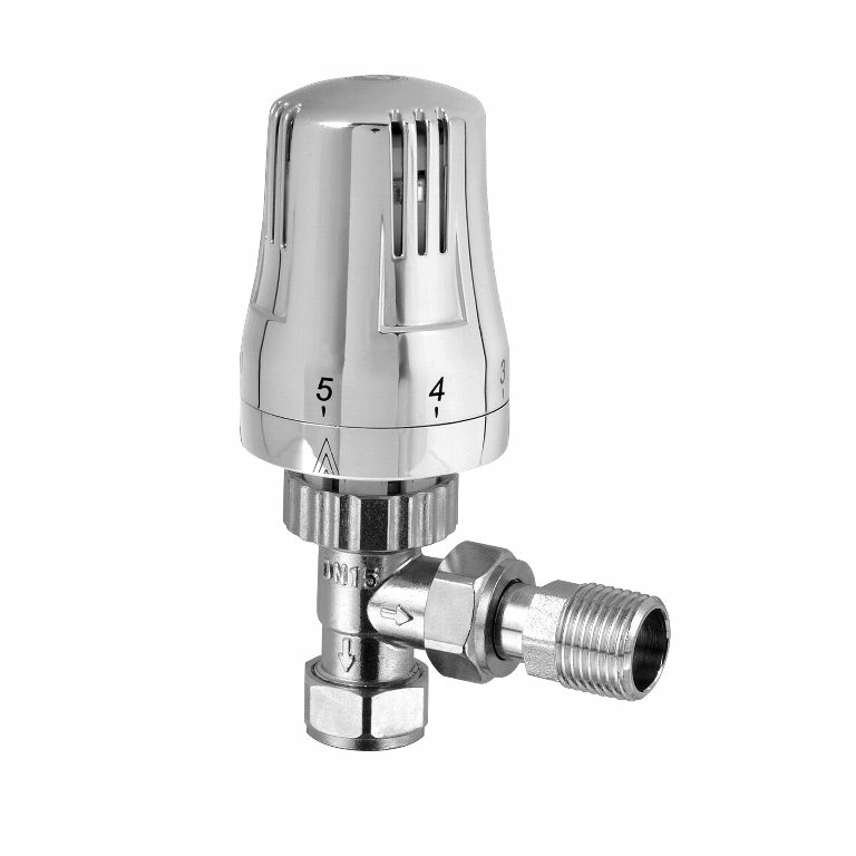SupaPlumb Thermostatic Radiator Valve – Chrome Finish
