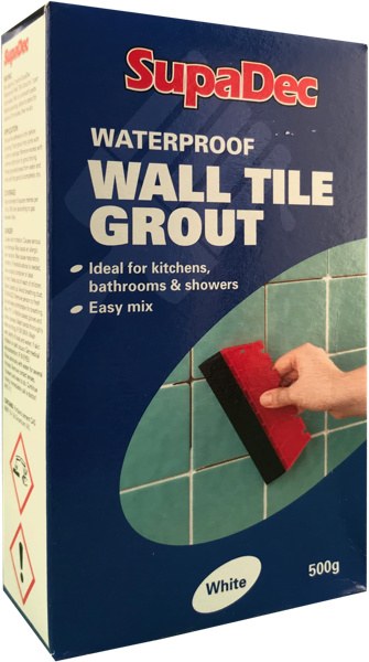SupaDec Waterproof Wall Tile Grout - 500g