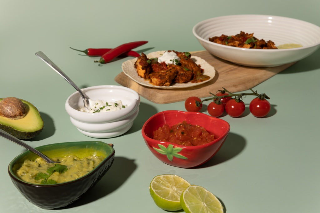 Typhoon World Foods Fajita Dipping Bowls – Set of 3