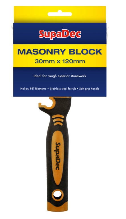 SupaDec Masonry Block Brush (30mm × 120mm)