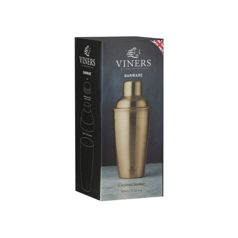 Viners Gold Cocktail Shaker