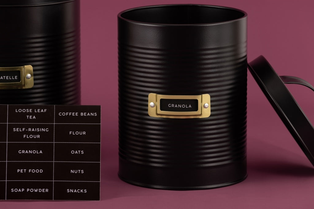 Typhoon Otto Storage Canisters – Set of 2 (Black)