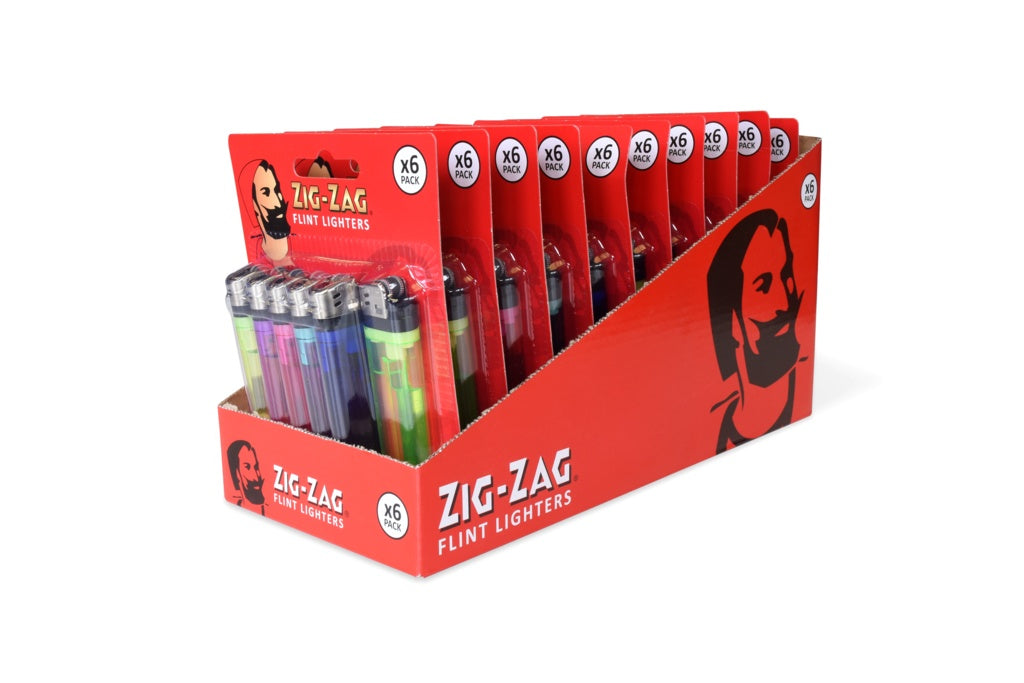 Encendedores de pedernal en zigzag