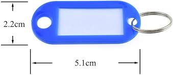 Securpak Key Ring With Tab Pack 8