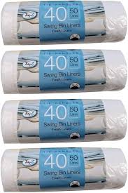 Tidyz Drawstring Fragranced Swing Bin Bag 50L Pack 30