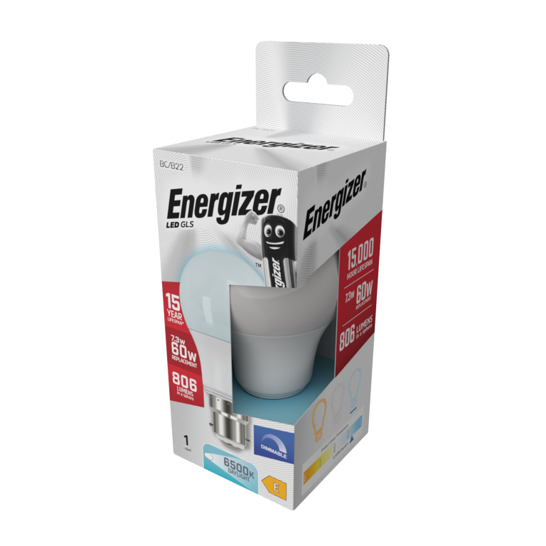 Energizer LED GLS B22 Dimmable 12.6w