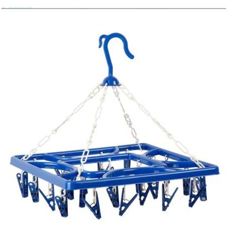 SupaHome Square 24 Peg Blue Airer