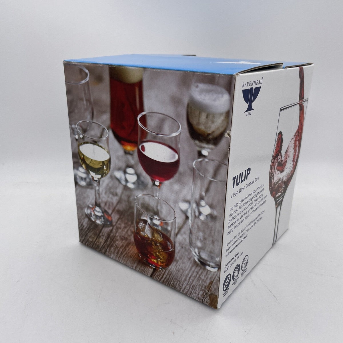 Rayware Tulip Red Wine Glasses x 4