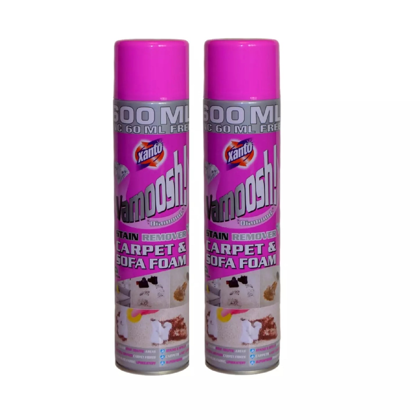 Xanto Vamoosh Carpet & Sofa Foam 600ml