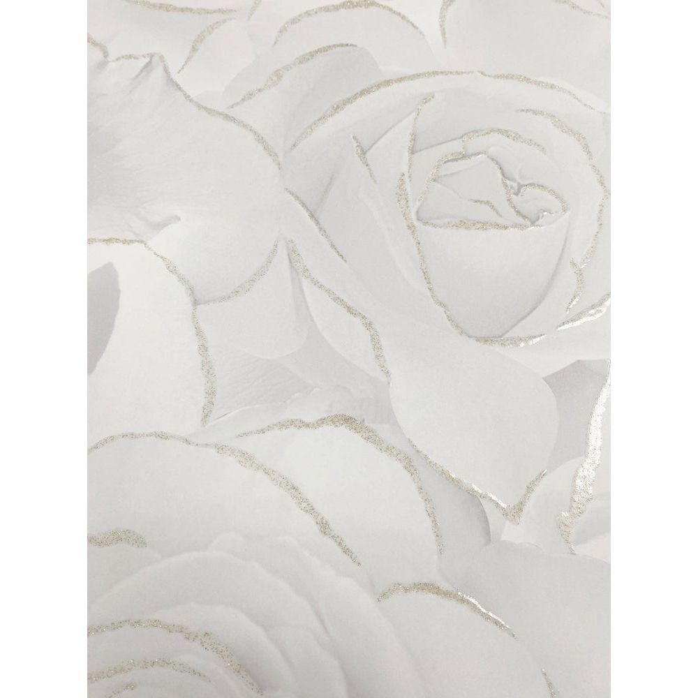 Muriva Madison Glitter White Wallpaper (139525) Batley DIY Centre