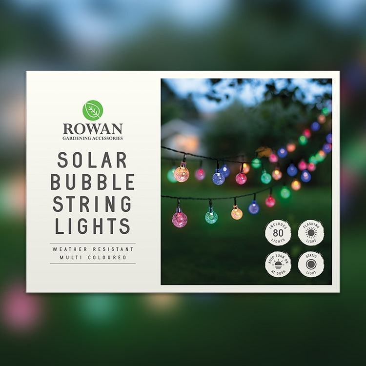 Guirlande Lumineuse Solaire à Bulles - Multi