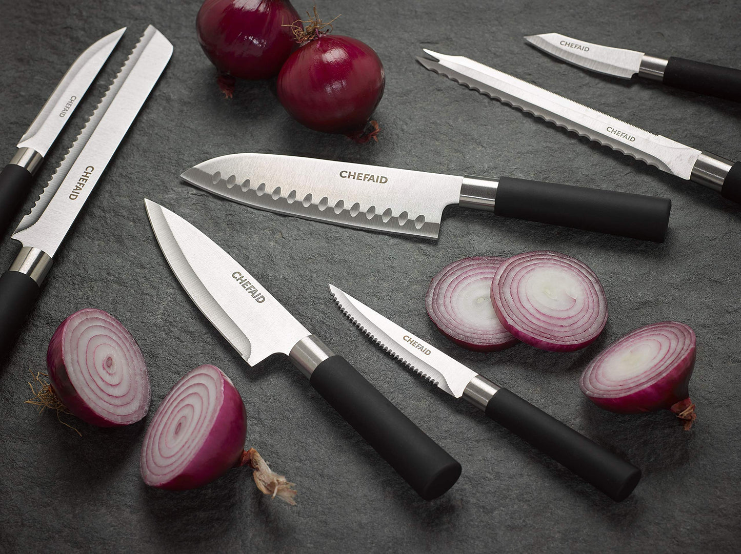 Chef Aid Santoku Utility Knife 7"