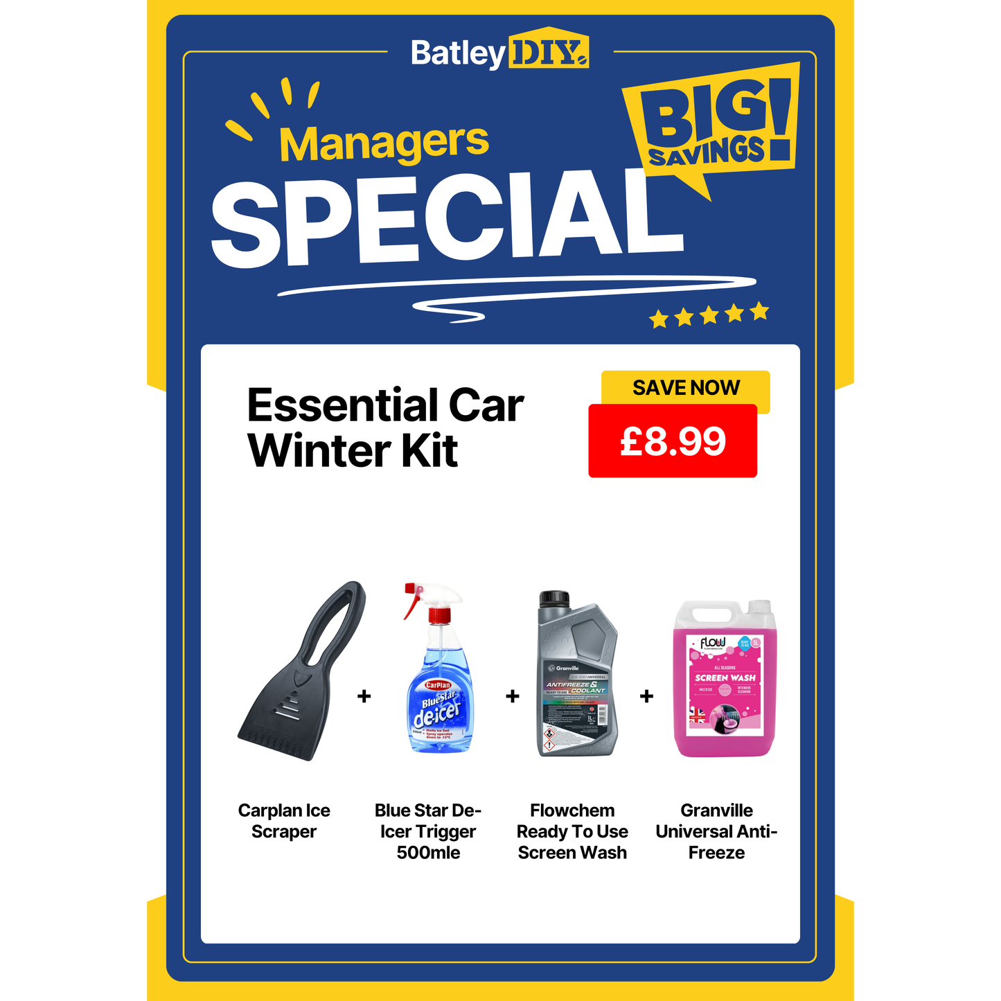 Lavado de pantalla listo para usar Flowchem