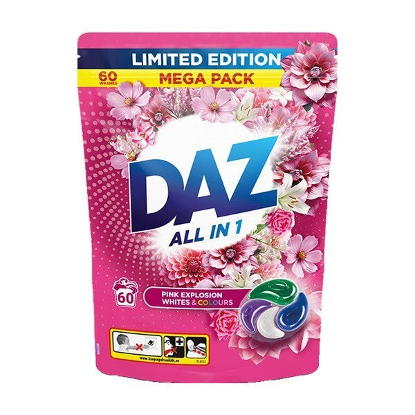 Daz Laundry Pods Pink Explosion 60wsh