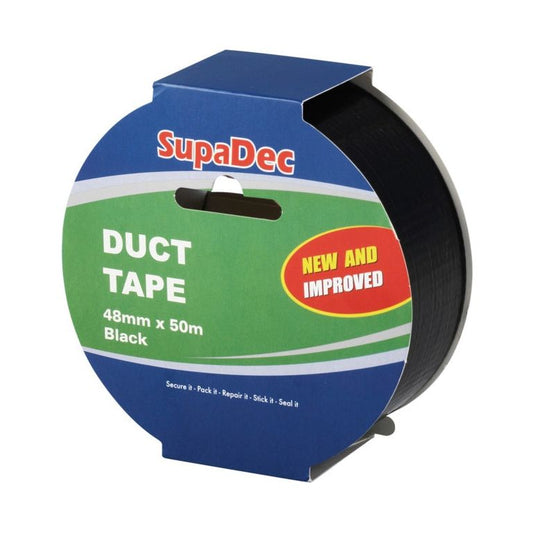SupaDec 50m Duct Tape Black