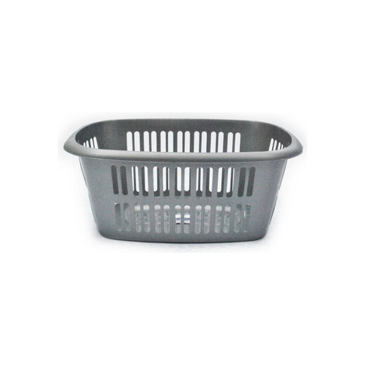 TML Rectangular Laundry Basket Large Silver