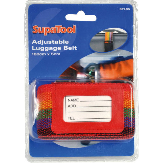 SupaTool Adjustable Luggage Belt 180cm x 5cm