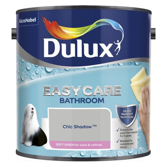 Dulux Easycare Bathroom Soft Sheen 2.5L Chic Shadow