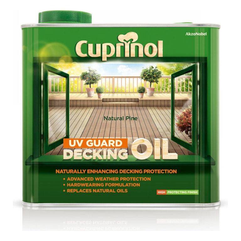 Cuprinol UV Guard Decking Oil 2.5L Natural Pine