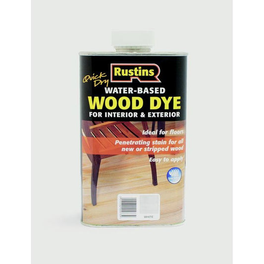Rustins Wood Dye White 250ml