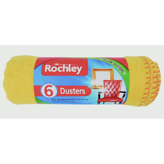 Rochley Standard Yellow Duster 6 Pack