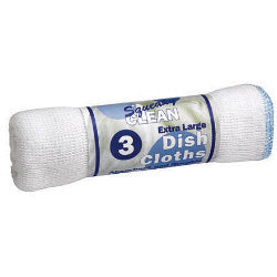 Squeaky Clean Extra Large Dish Cloths Pack 3