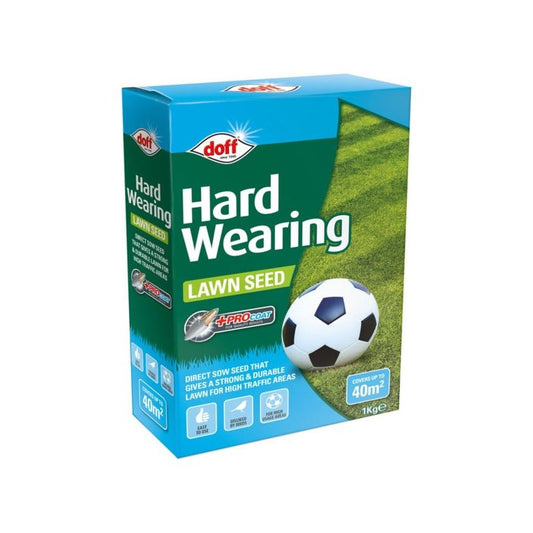 Doff Hardwearing Lawn Seed With Procoat 1kg