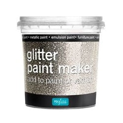 Polyvine Glitter Paint Maker Silver