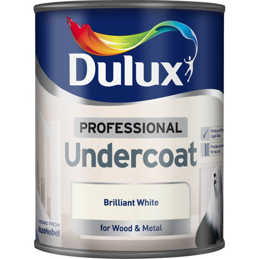 Dulux Professional Undercoat 750ml Brilliant White