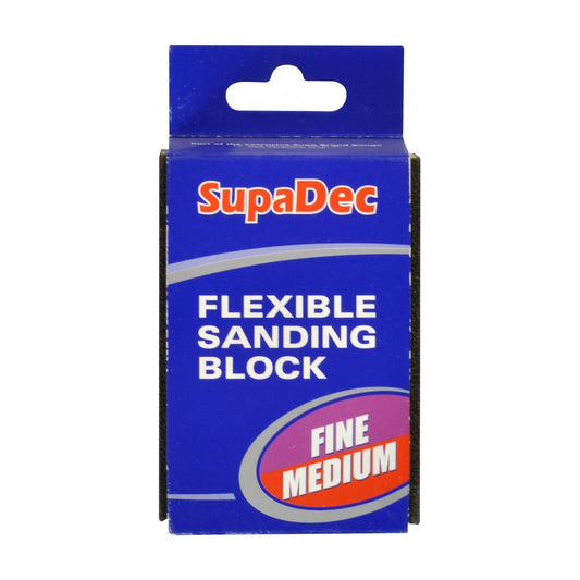 SupaDec Flexible Sanding Block Fine/Medium