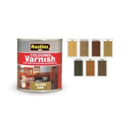 Rustins Polyurethane Gloss Varnish 250ml Mahogany