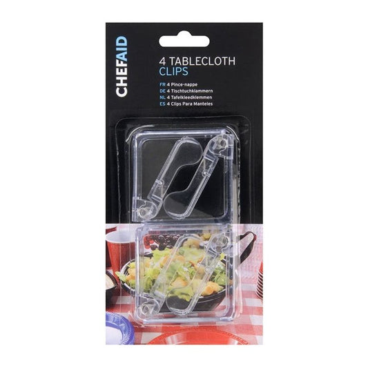 Chef Aid Table Cloth Clips Pack 4