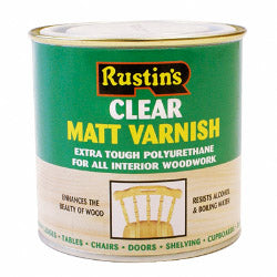 Rustins Polyurethane Matt Varnish 250ml