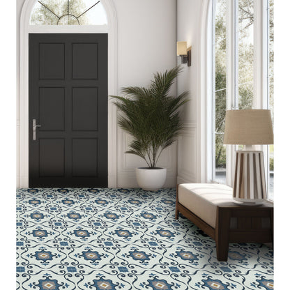 Artifix Floor Tile Motif 30.5x30.5cm Blue (10 Tiles Per Pack)