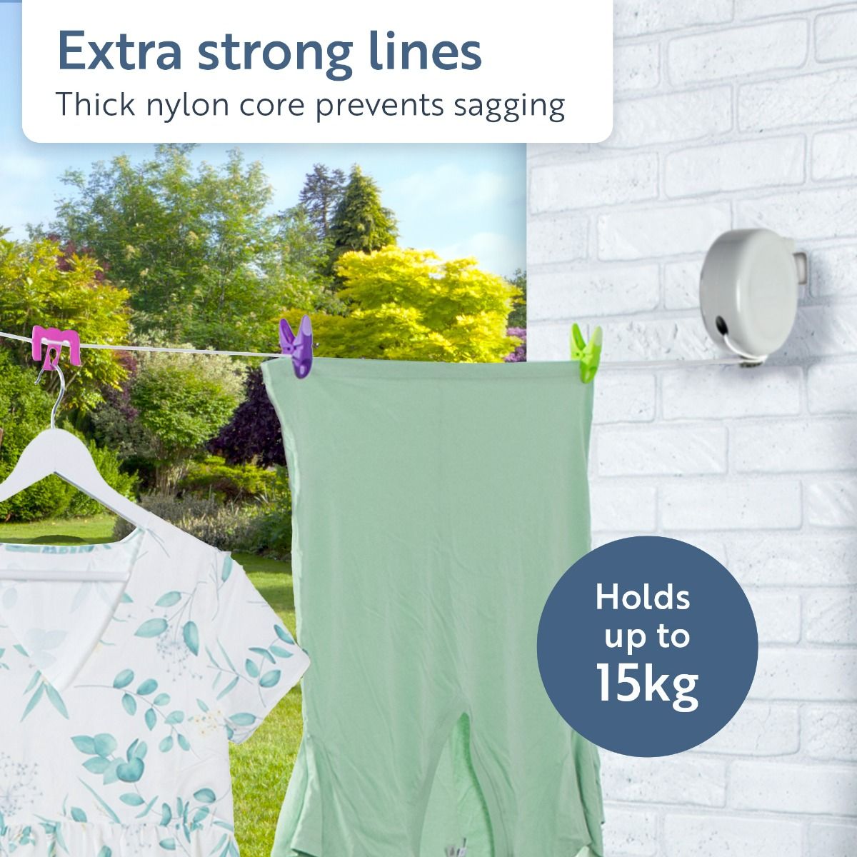 Minky Suregrip Retractable Clothes Line