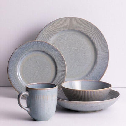 Mason Cash Reactive Linear Grey Bowl