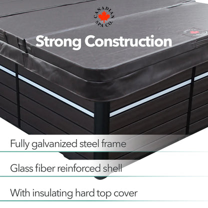 Canadian Spa Swim Spa Cover - St Lawrence 13ft/16ft/20ft (Coffee)