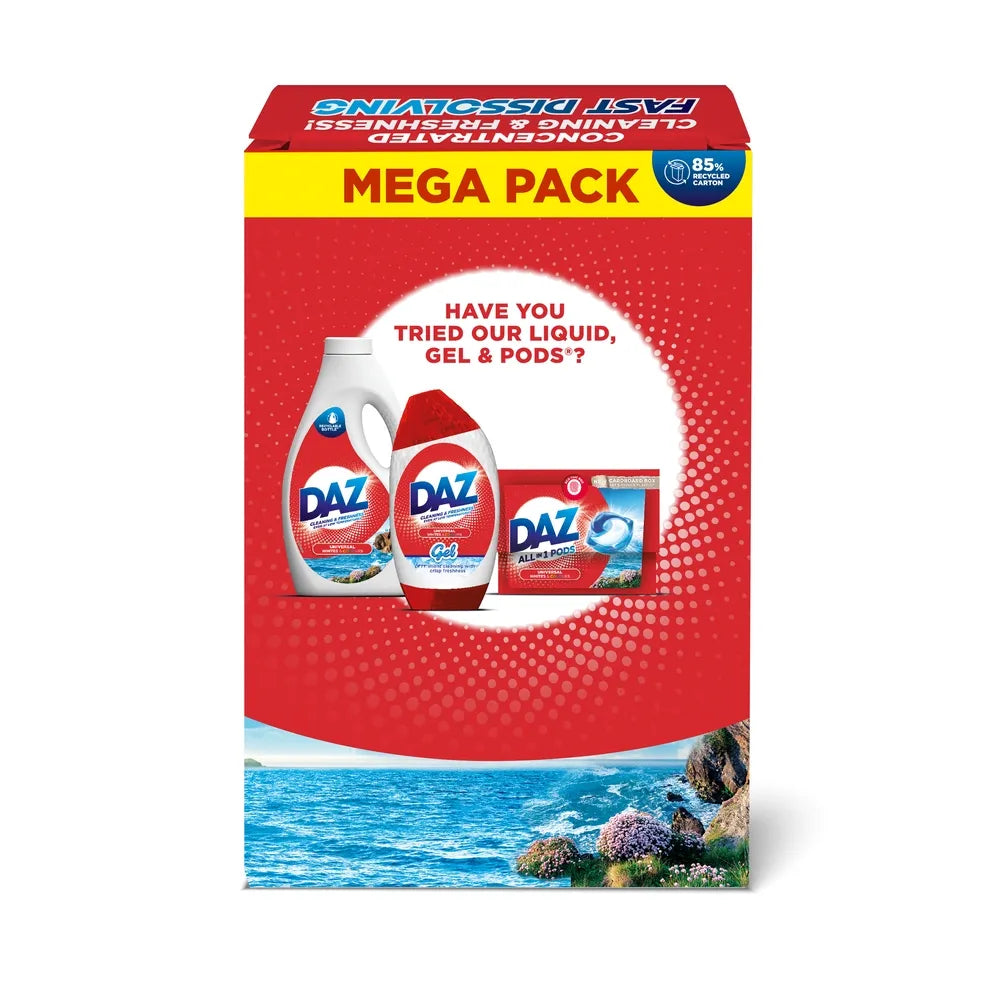 Daz Powder Laundry Detergent Wht/Col 125wsh